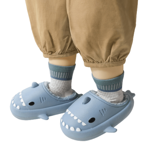 Kids Winter Shark Slides Style A