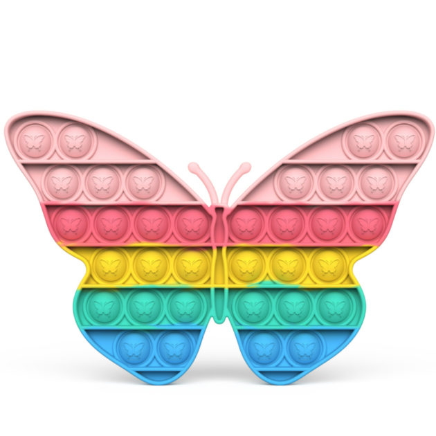 POP the BUBBLE - Fidget Toy BUTTERFLY RAINBOW