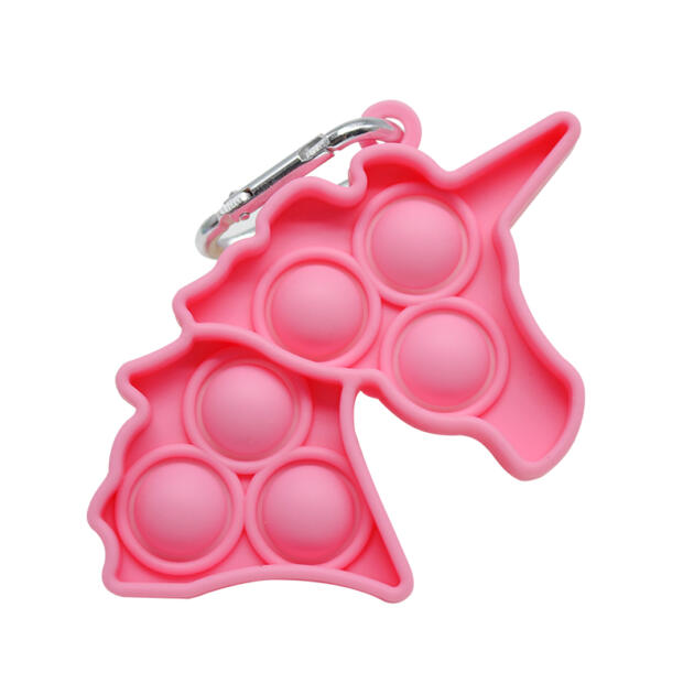 POP the BUBBLE -Fidget Keychain UNICORN