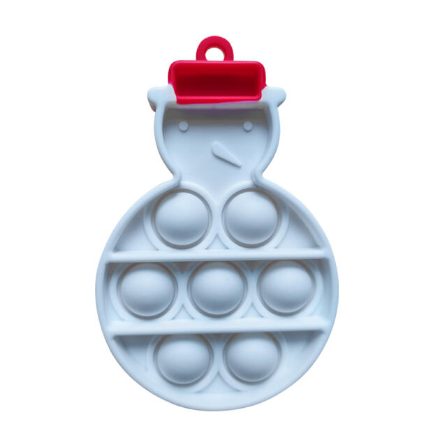 POP the BUBBLE – Keychain SNOWMAN 2