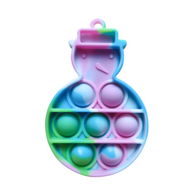 POP the BUBBLE – Keychain SNOWMAN 2