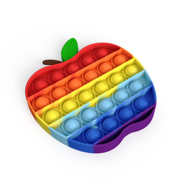 POP the BUBBLE - Fidget Toy APPLE RAINBOW