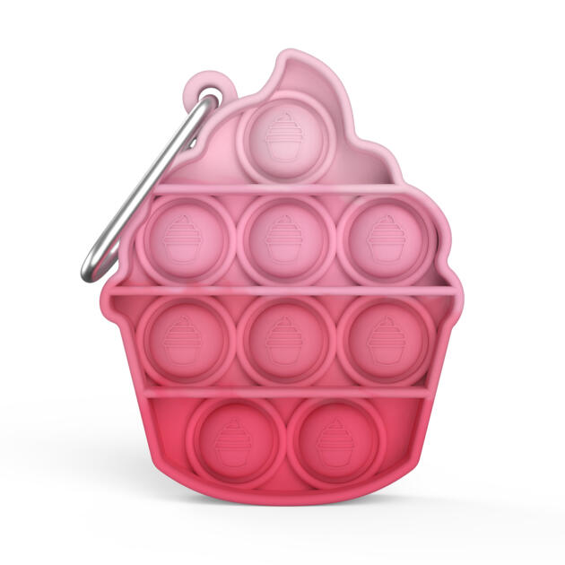 POP the BUBBLE - Fidget Keychain CUPCAKE