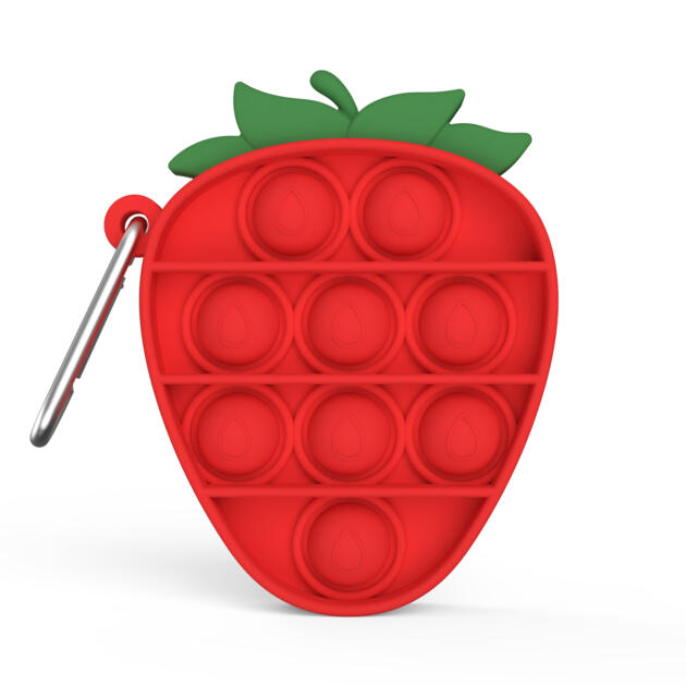 POP the BUBBLE - Fidget Keychain STRAWBERRY