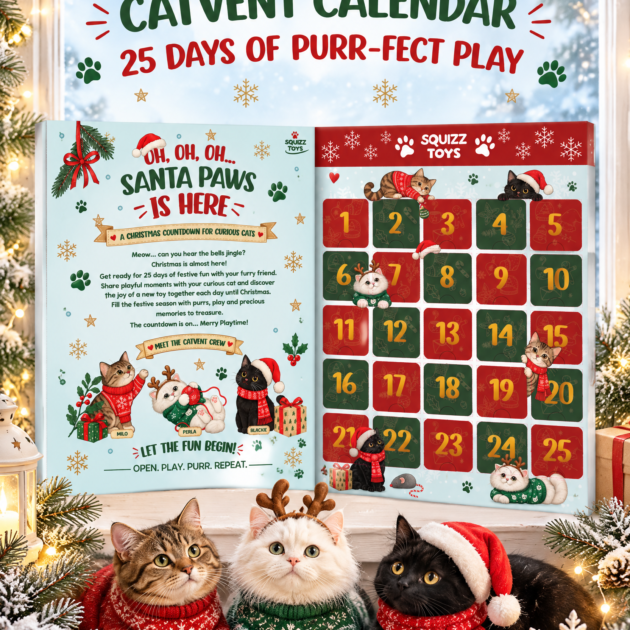 SQUIZZ - Cat Toys Advent Calendar